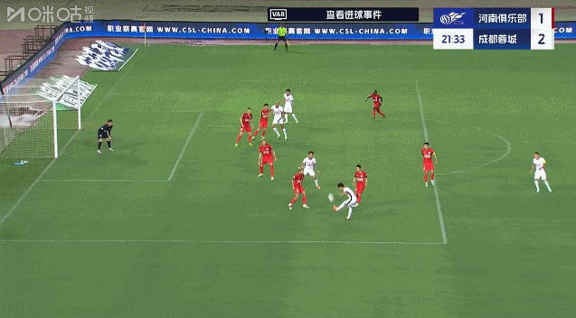 河南3-2成都:阿奇姆彭头槌逆转,拉莫斯首胜争冠队 河南3-2成都:阿奇姆彭头槌逆转,拉莫斯首胜争冠队