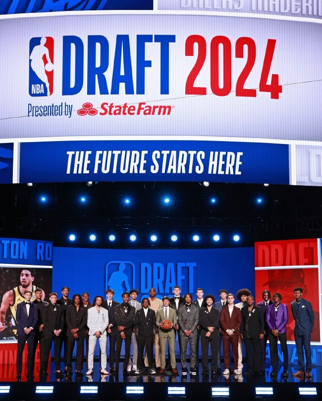 2024NBA选秀: 里萨谢状元 湖人55顺位摘布朗尼创历史 2024NBA选秀: 里萨谢状元 湖人55顺位摘布朗尼创历史