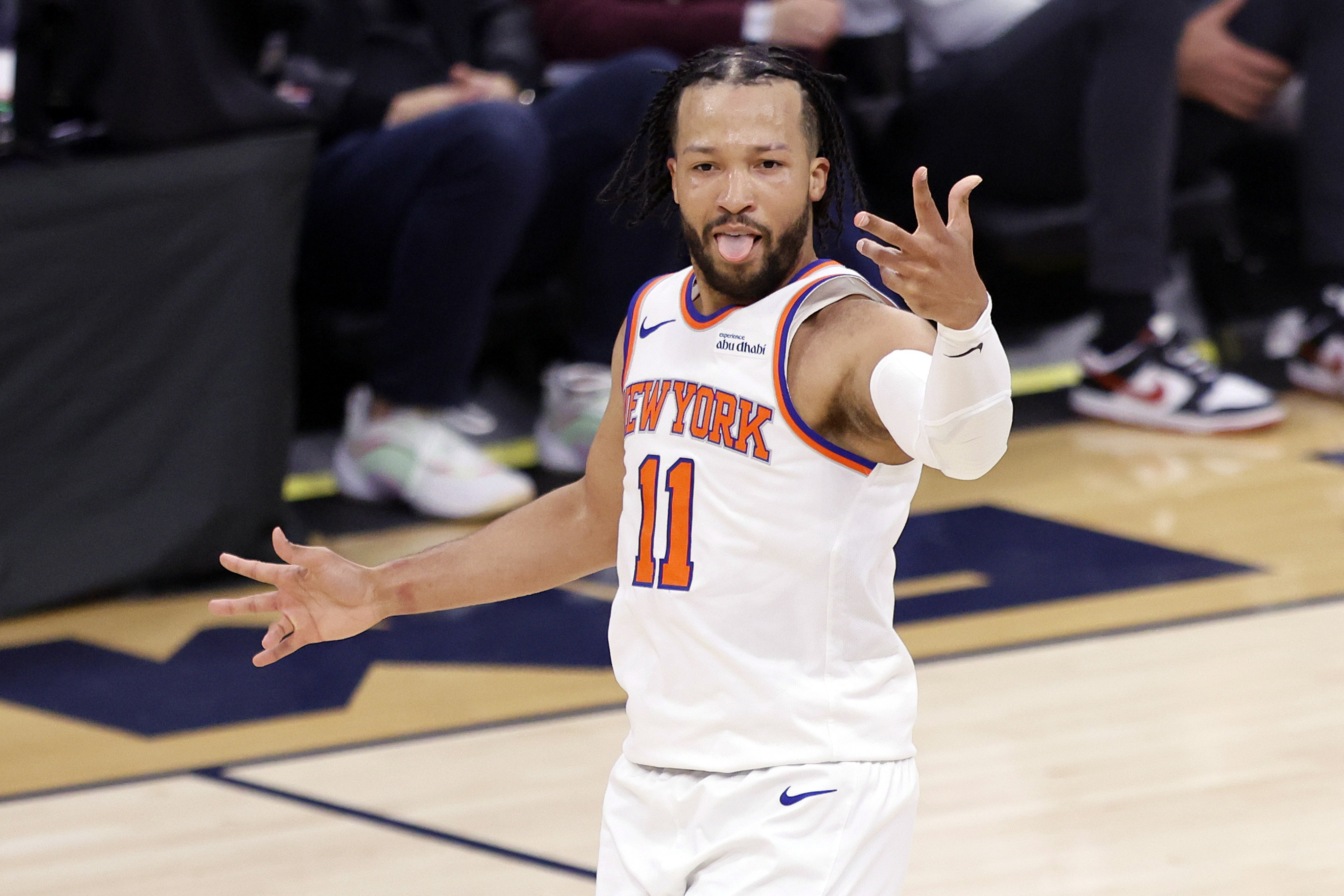 布伦森G1轰30分，尼克斯力克马刺，管维佳：让哈登球迷释然