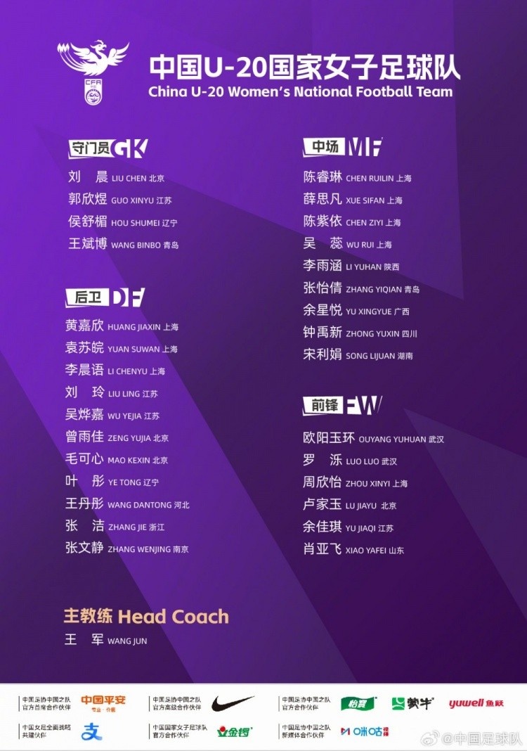 U20女足今日15时热身大连足校 后续连战女超前二 U20女足今日15时热身大连足校 后续连战女超前二