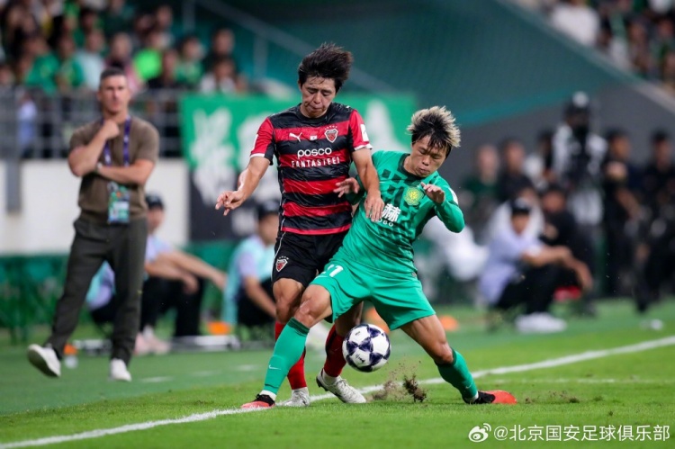 北京国安3-1战胜浦项铁人，取得亚冠开门红