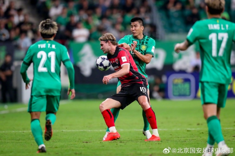 北京国安3-1战胜浦项铁人，取得亚冠开门红