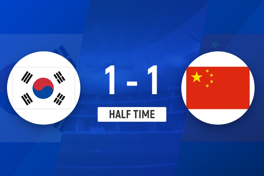 半场-U23国足1-1韩国U23 王钰栋单刀破门毛伟杰献助攻徐彬送角球 半场-U23国足1-1韩国U23 王钰栋单刀破门毛伟杰献助攻徐彬送角球